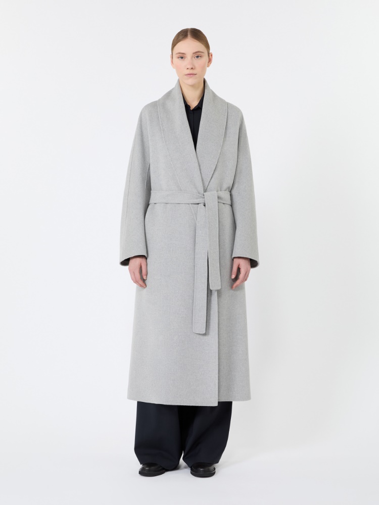 Double wool robe coat - PEARL GREY - Max Mara - 2