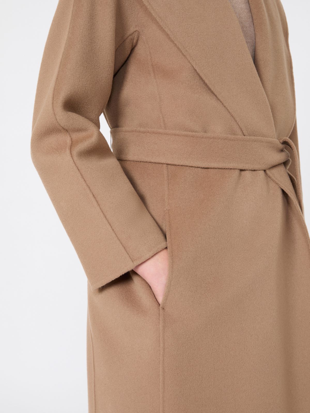 Double-faced wool robe coat - CAMEL - Max Mara - 5