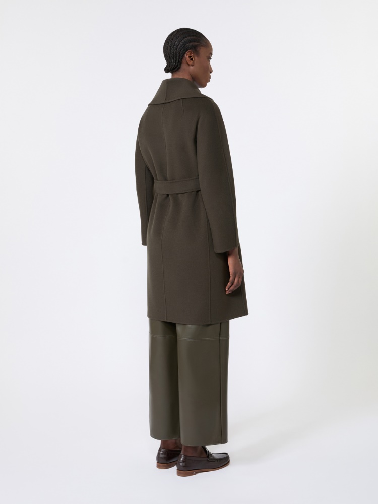Double-faced wool robe coat - KAKI - 3