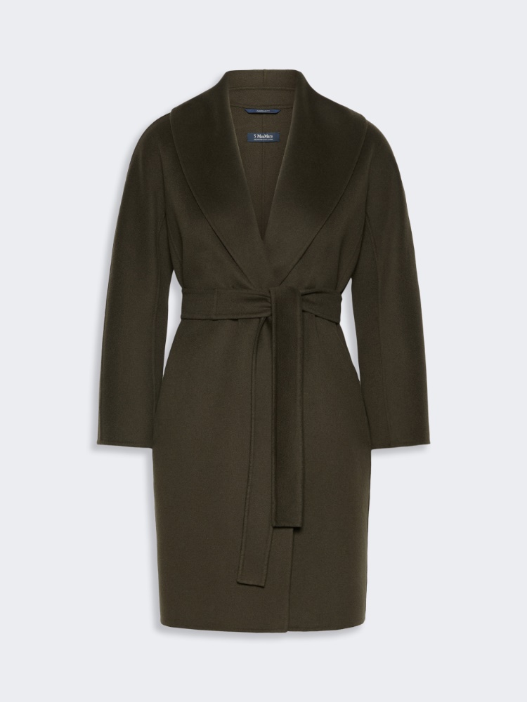Double-faced wool robe coat - KAKI