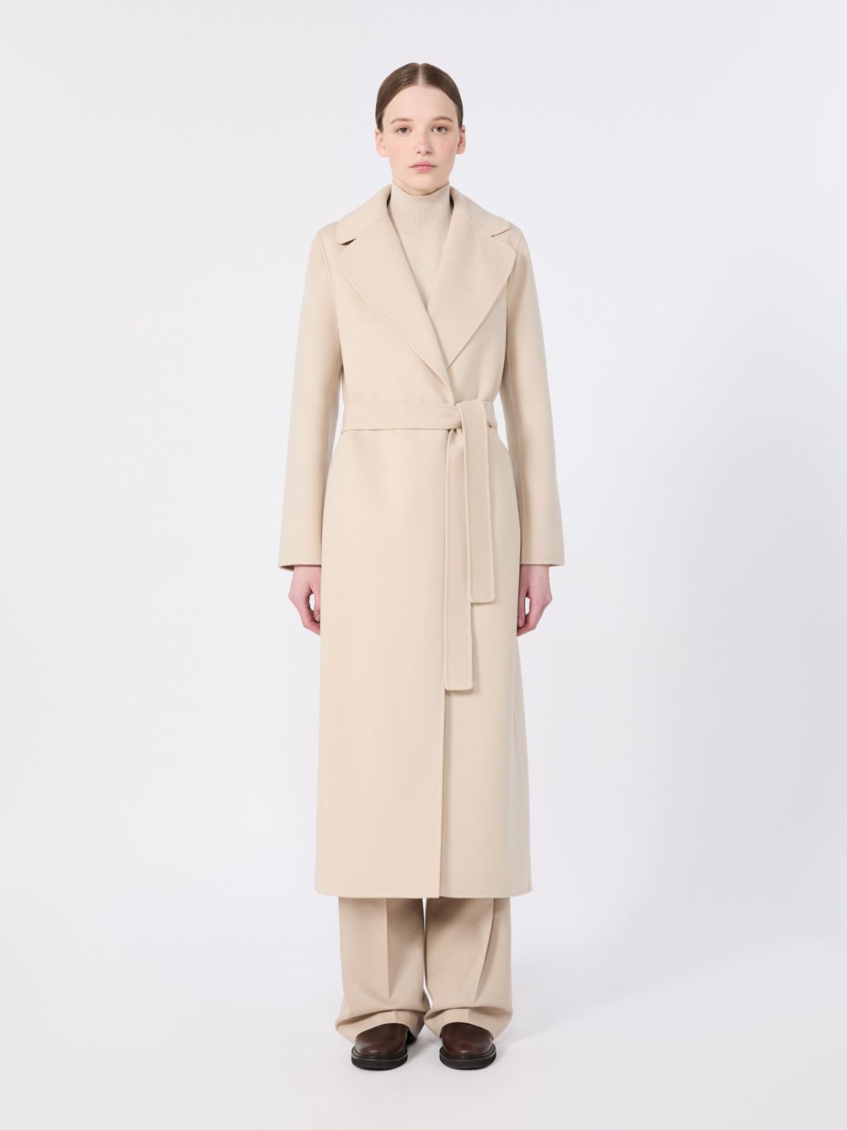 Wool broadcloth robe coat - ALBINO - Max Mara - 2