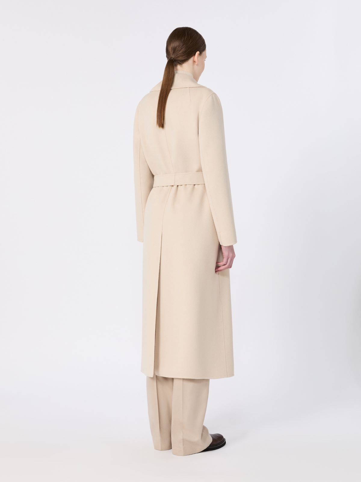 Wool broadcloth robe coat - ALBINO - Max Mara - 3