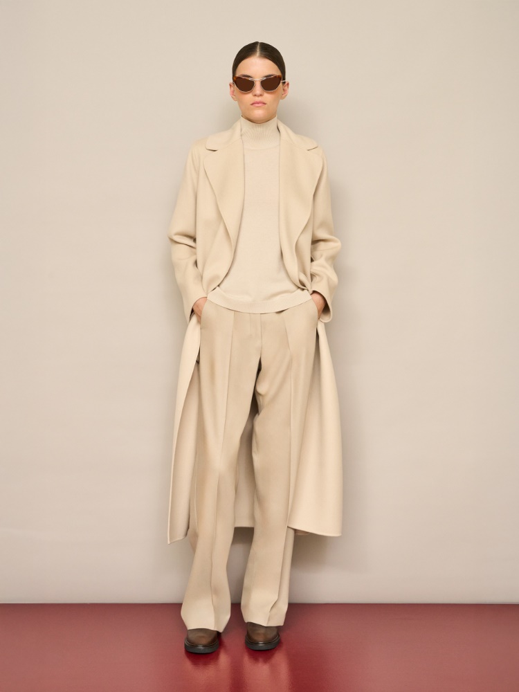 Wool broadcloth robe coat + ALBINO - Max Mara