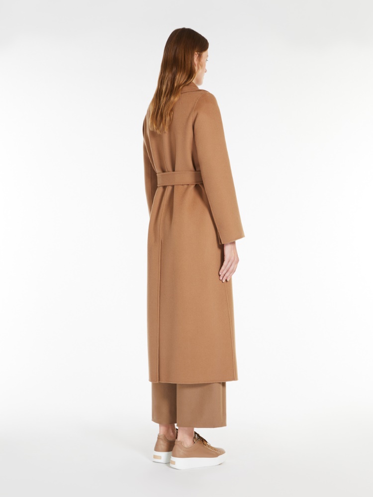 Wool drap wrap coat - CAMEL - 3