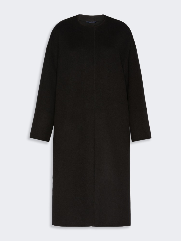 Double wool broadcloth coat