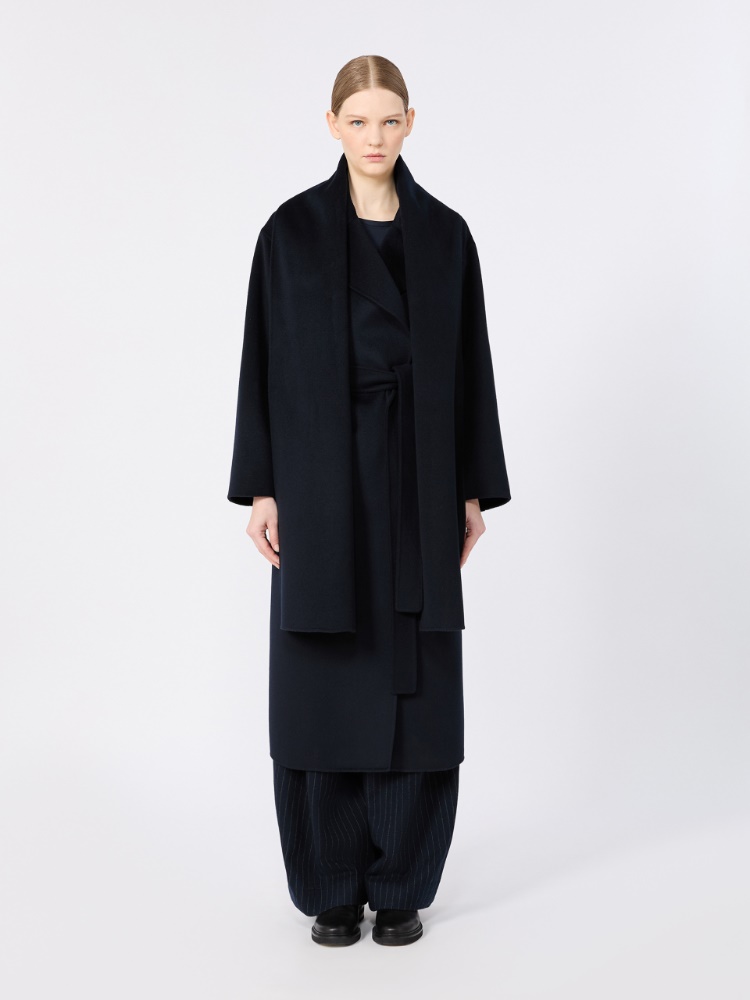 Double wool and cashmere robe coat - MIDNIGHTBLUE - Max Mara - 2