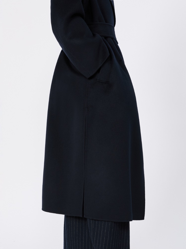 Double wool and cashmere robe coat - MIDNIGHTBLUE - Max Mara - 5