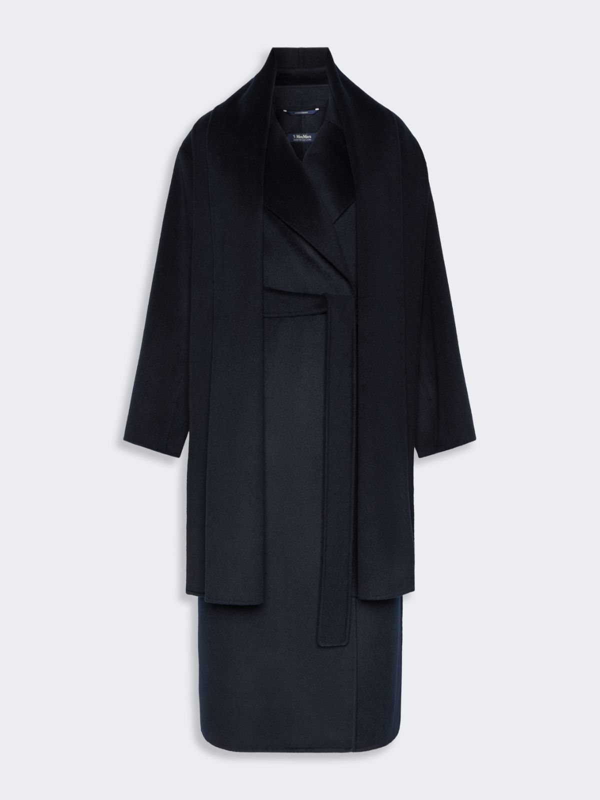 Double wool and cashmere robe coat - MIDNIGHTBLUE - Max Mara - 6