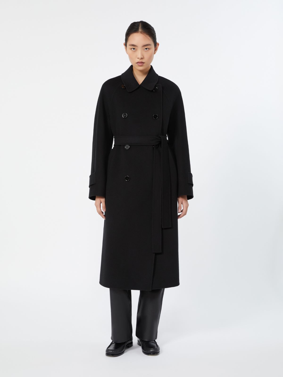사만타 버진울 코트 - BLACK - Max Mara - 2