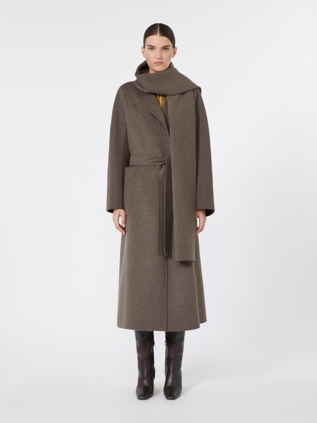 Long double wool coat - MEDIUM GREY - Max Mara - 2
