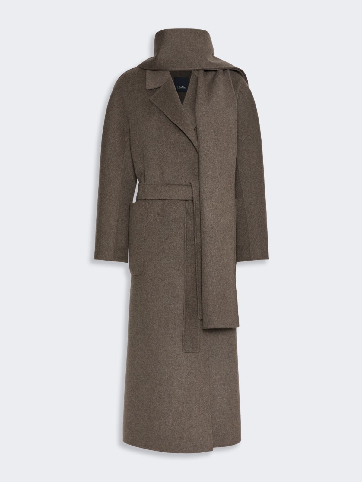 Long double wool coat - MEDIUM GREY - Max Mara - 6