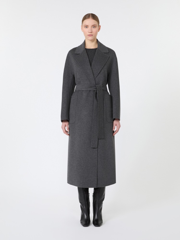 Long double wool coat - DARK GREY - Max Mara - 2