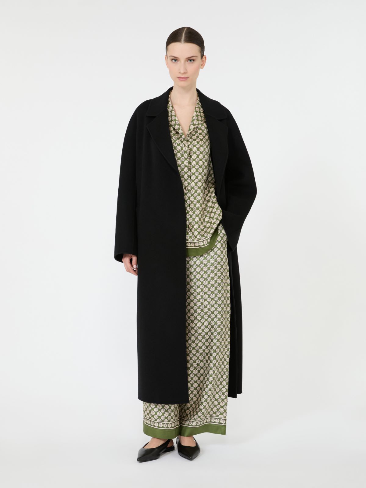페넬로페 버진울 코트 - BLACK - Max Mara