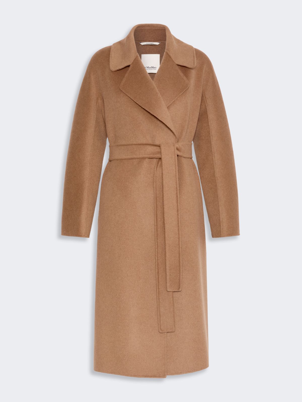 Wool, cashmere and angora midi coat - CAMEL - Max Mara - 4