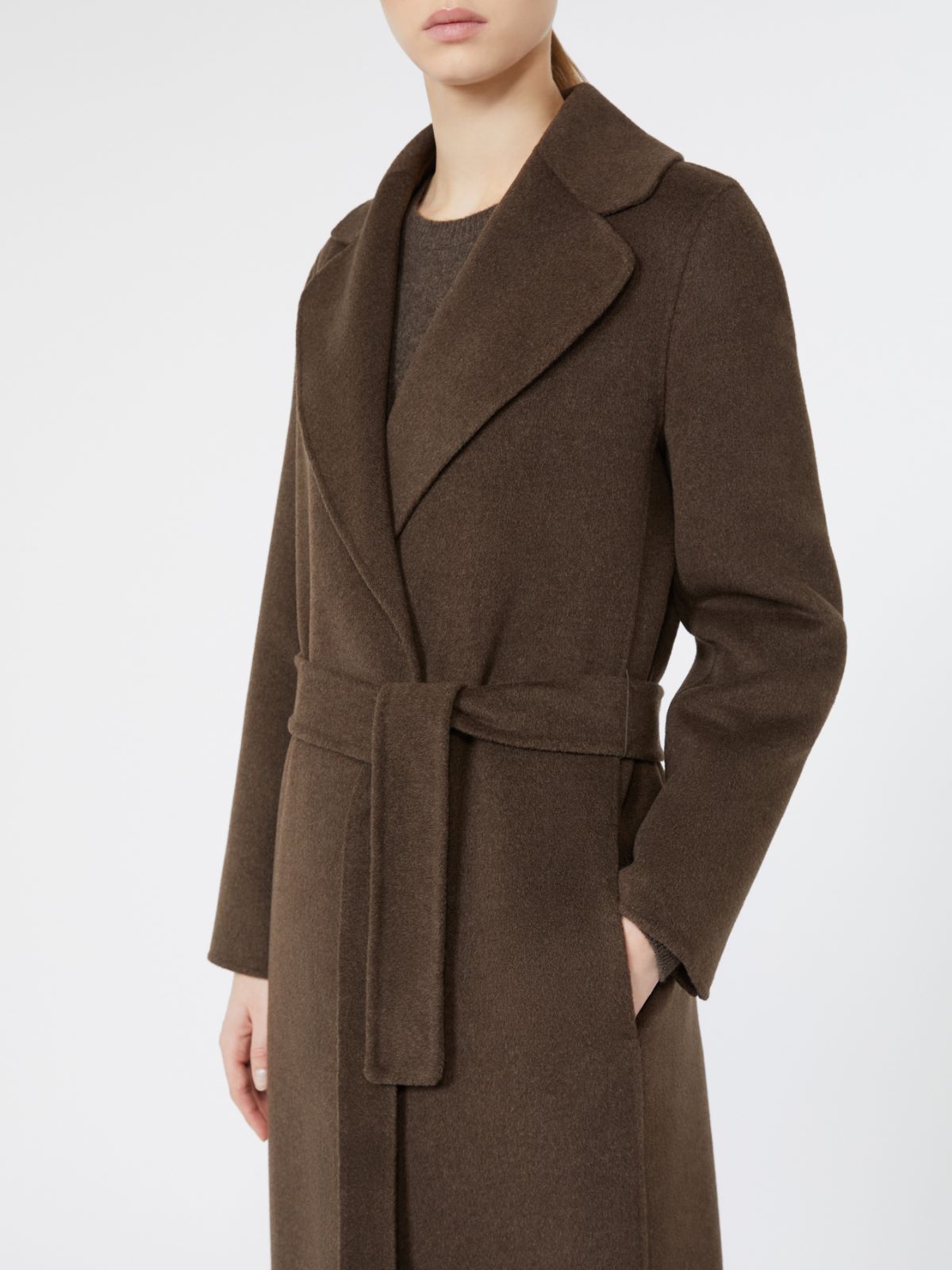 파체 버진울 코트 - BROWN - Max Mara - 4