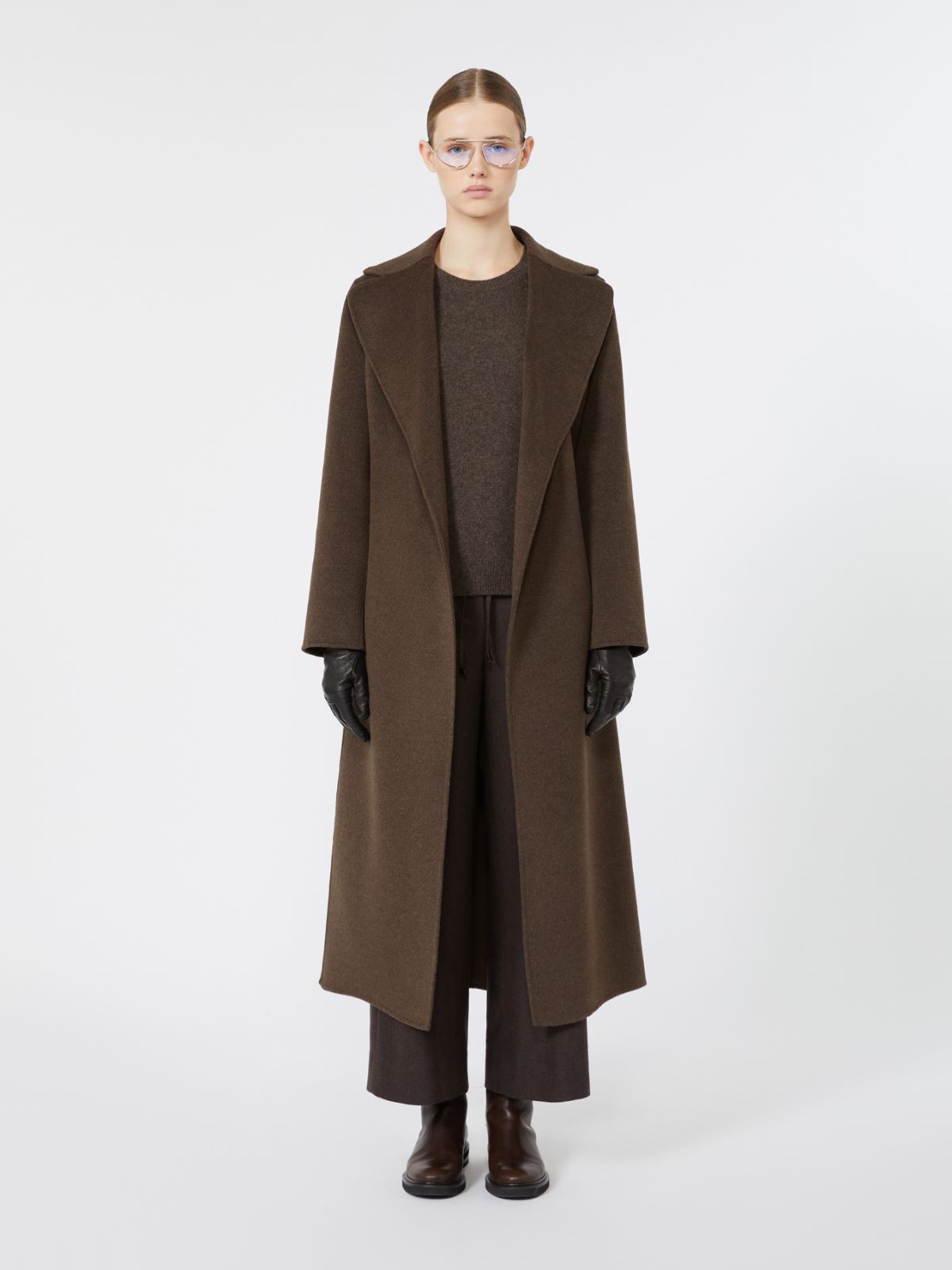 파체 버진울 코트 - BROWN - Max Mara