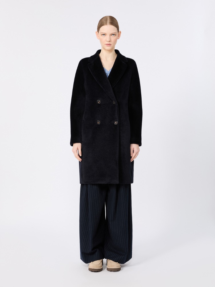 Alpaca and wool midi coat - MIDNIGHTBLUE - Max Mara - 2