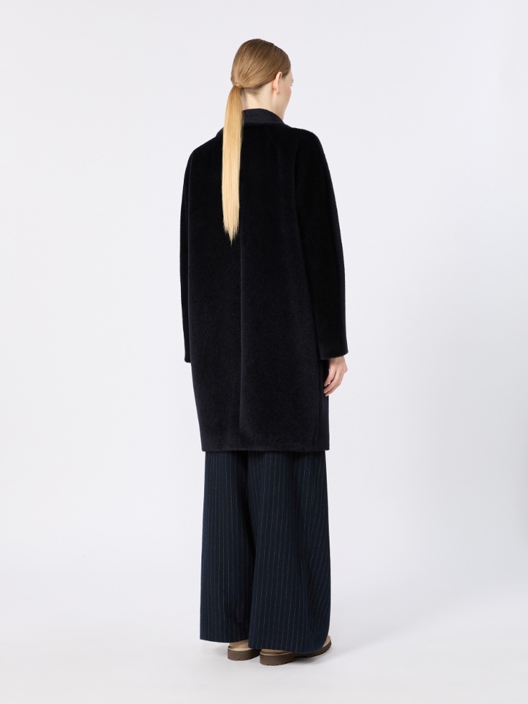 Alpaca and wool midi coat - MIDNIGHTBLUE - Max Mara - 3
