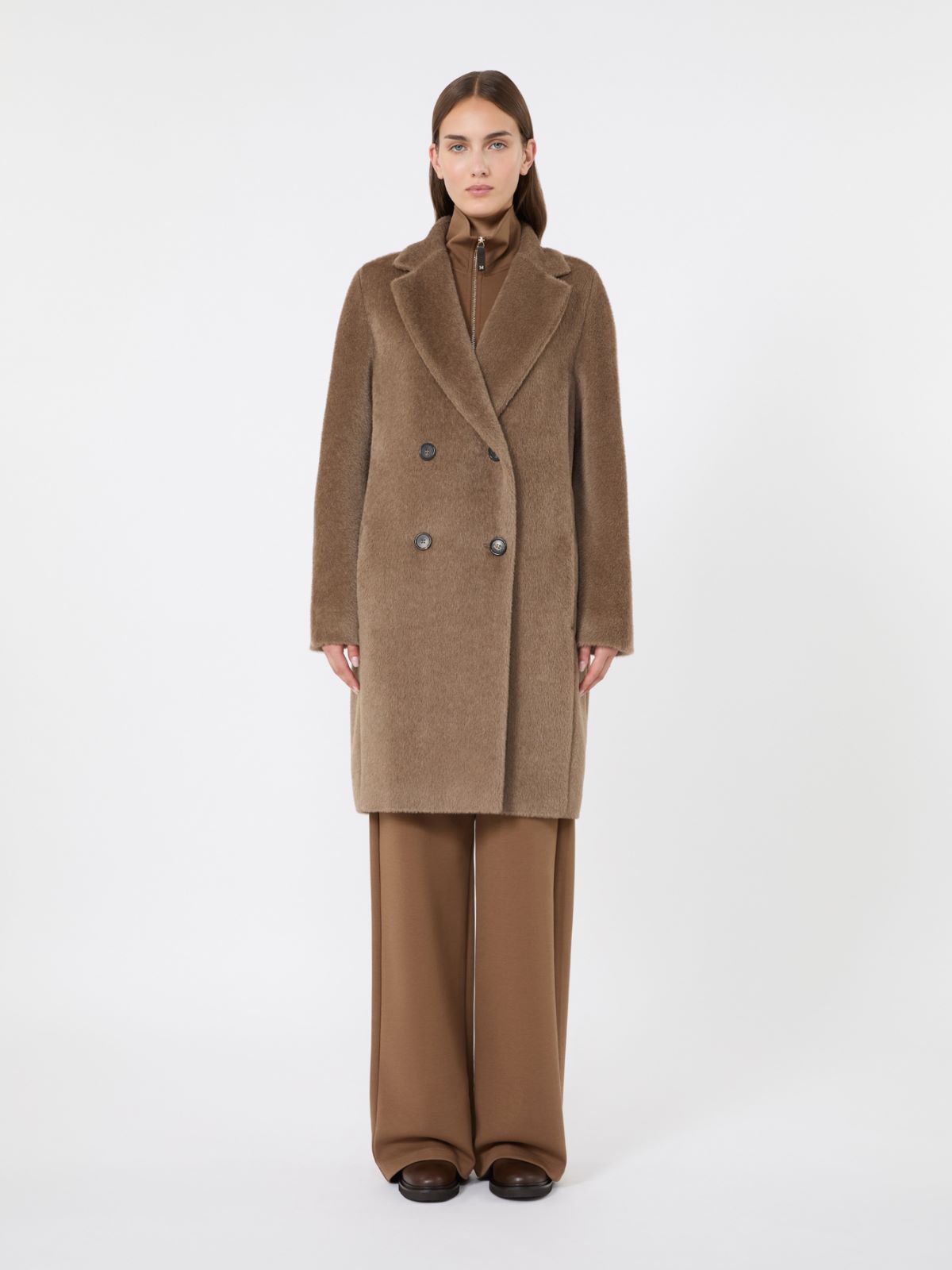 Midi-Mantel aus Alpaka und Wolle - HONEY - Max Mara - 2