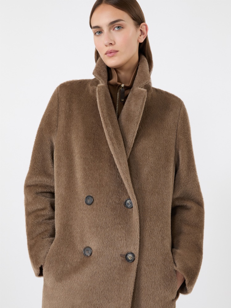 Midi-Mantel aus Alpaka und Wolle - HONEY - Max Mara - 4