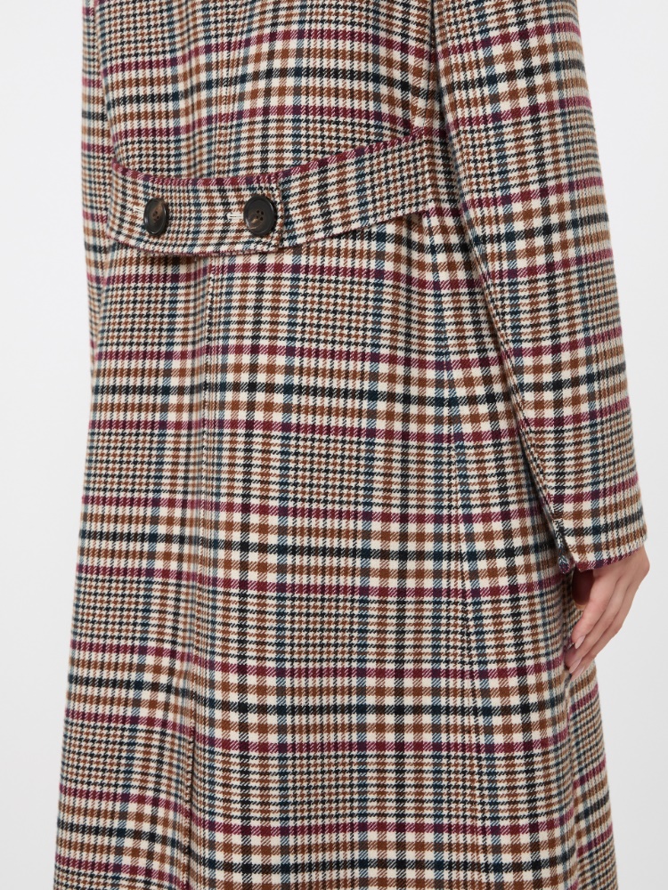 Chequered double wool coat - ULTRAMARINE - Max Mara - 5