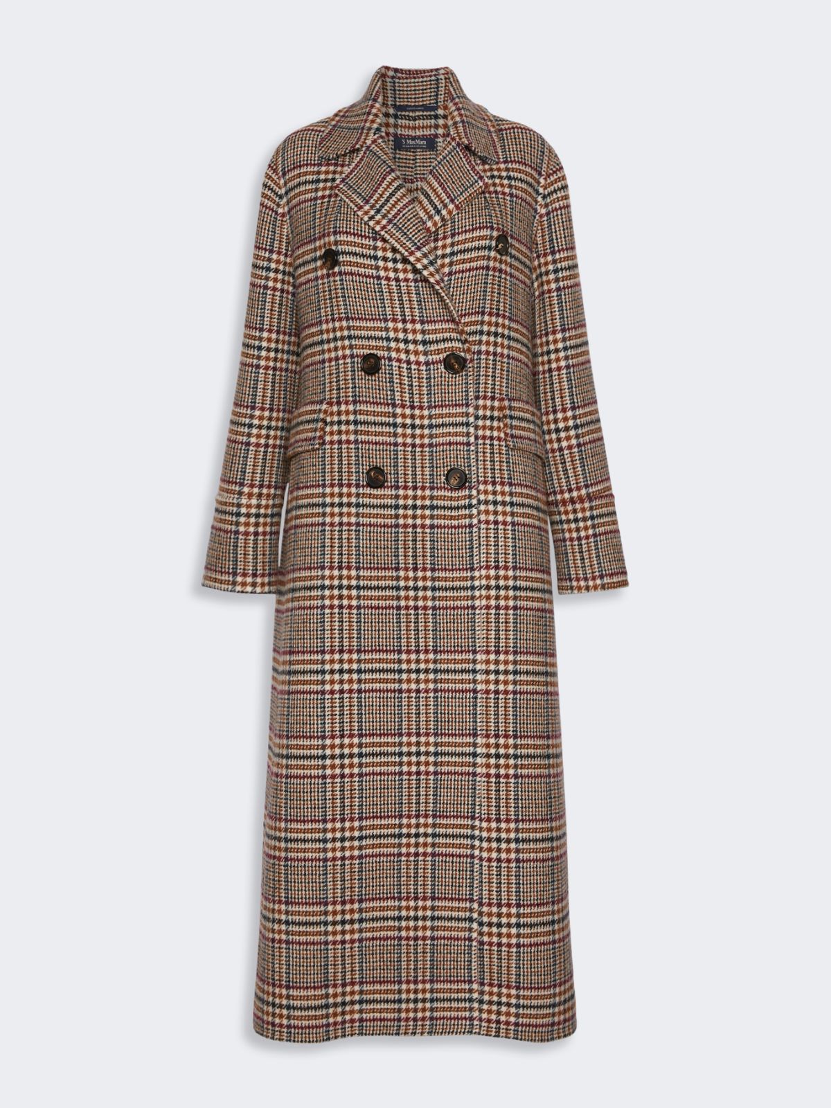 Chequered double wool coat - ULTRAMARINE - Max Mara - 5