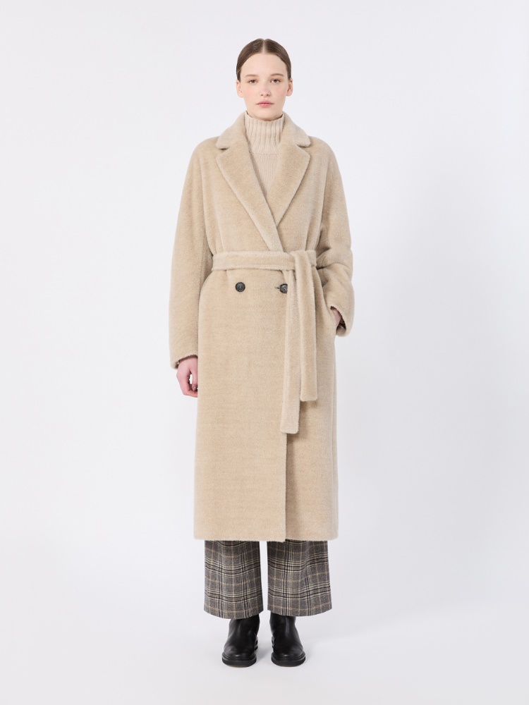 Double-breasted alpaca and wool coat - ALBINO - Max Mara - 2