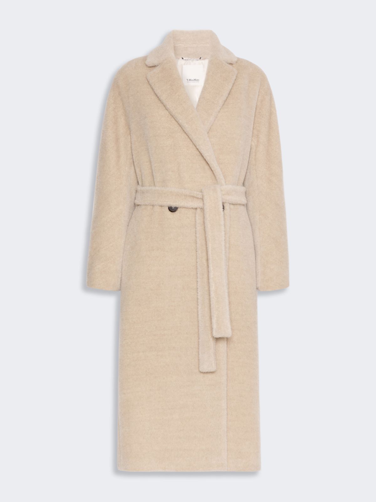 Double-breasted alpaca and wool coat - ALBINO - Max Mara - 5