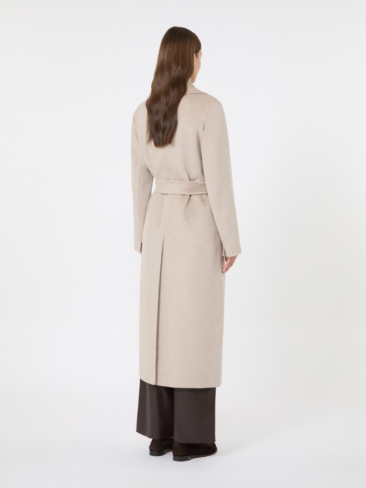 Mantel aus Woll-Kaschmir-Mischgewebe mit Gürtel - BEIGE - Max Mara - 3