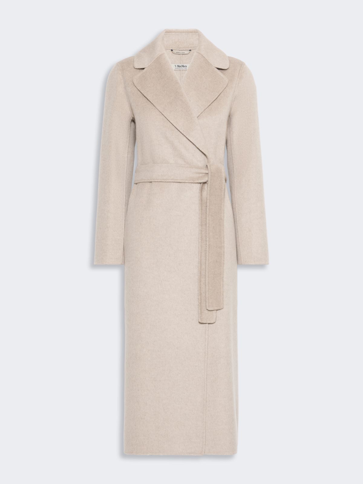 Mantel aus Woll-Kaschmir-Mischgewebe mit Gürtel - BEIGE - Max Mara - 6