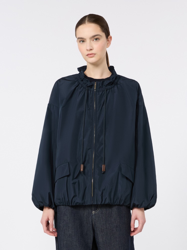 Water-repellent taffeta bomber jacket - ULTRAMARINE - 2