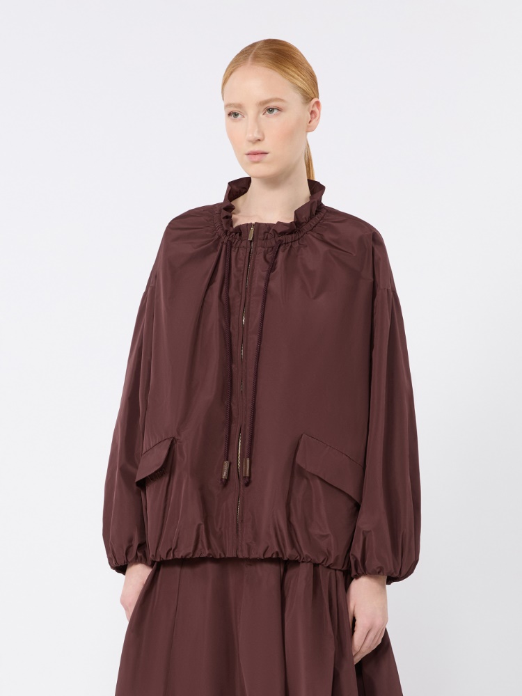 Blouson bomber en taffetas déperlant - BORDEAUX - 2
