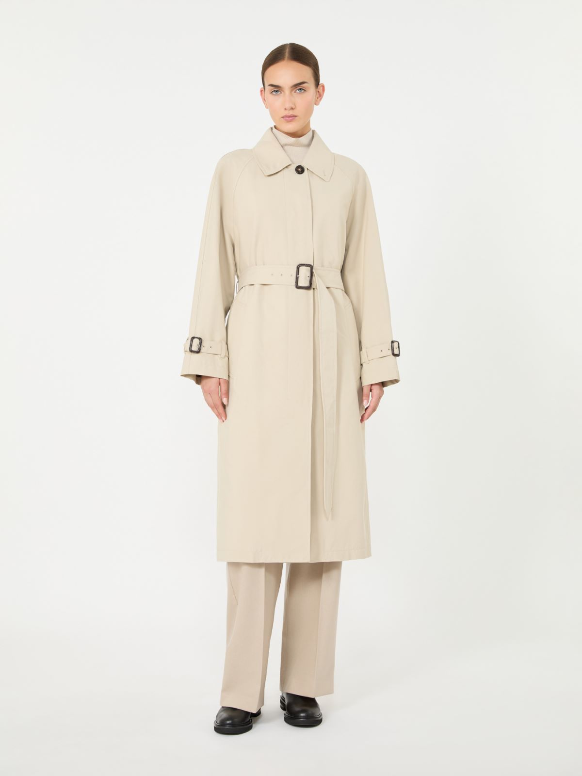 Water-repellent gabardine trench coat - ALBINO - Max Mara - 2