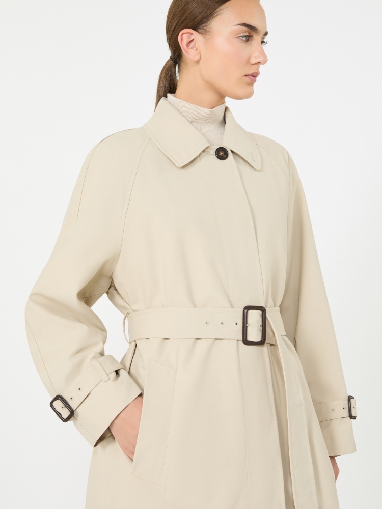 Water-repellent gabardine trench coat - ALBINO - Max Mara - 4