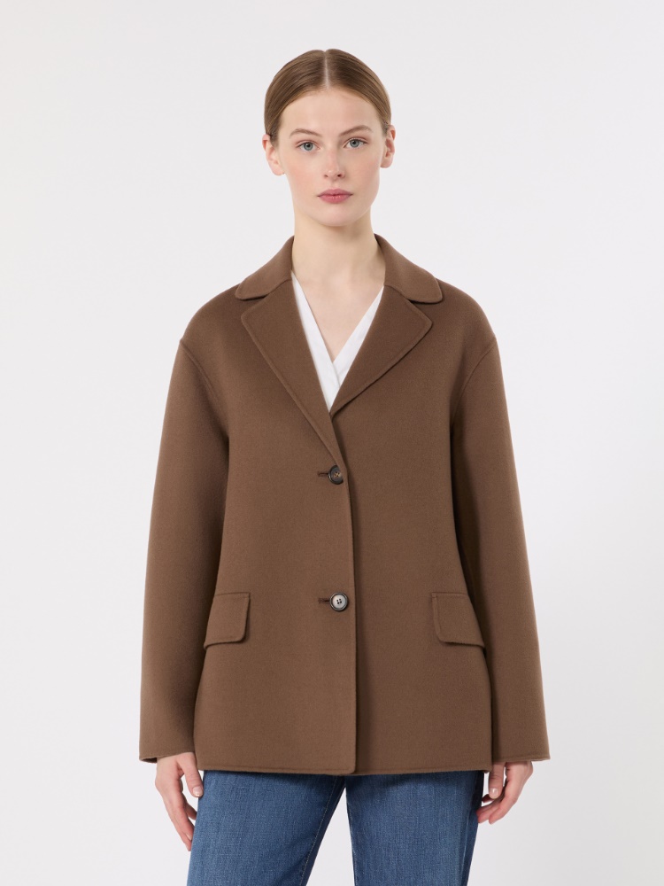 Wool drap jacket - MUD - 2