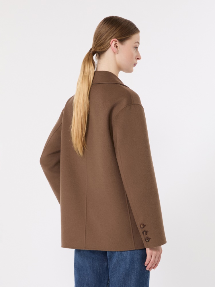 Wool drap jacket - MUD - 3