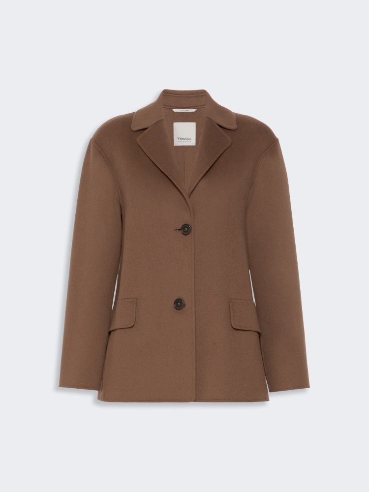 Wool drap jacket - MUD