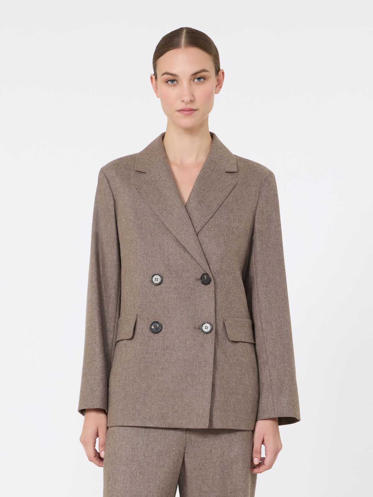 Double-breasted wool blazer - TURTLEDOVE - Max Mara - 2