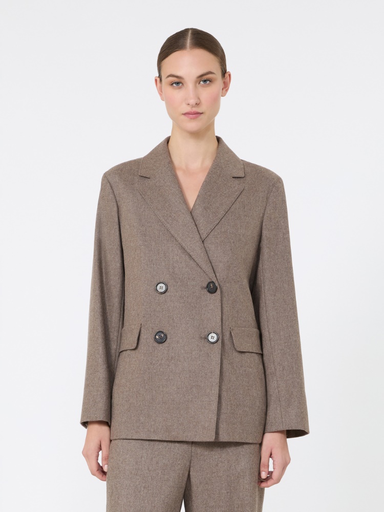 Double-breasted wool blazer - TURTLEDOVE - Max Mara - 2