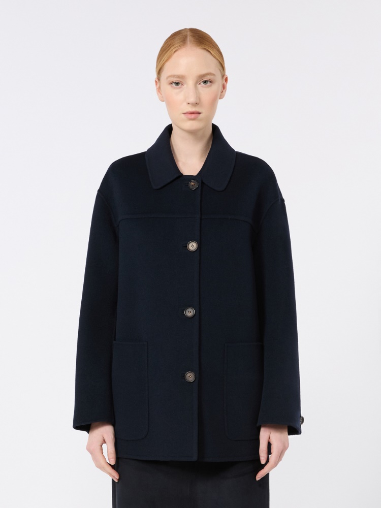 Wool drap short coat - MIDNIGHTBLUE - Max Mara - 2