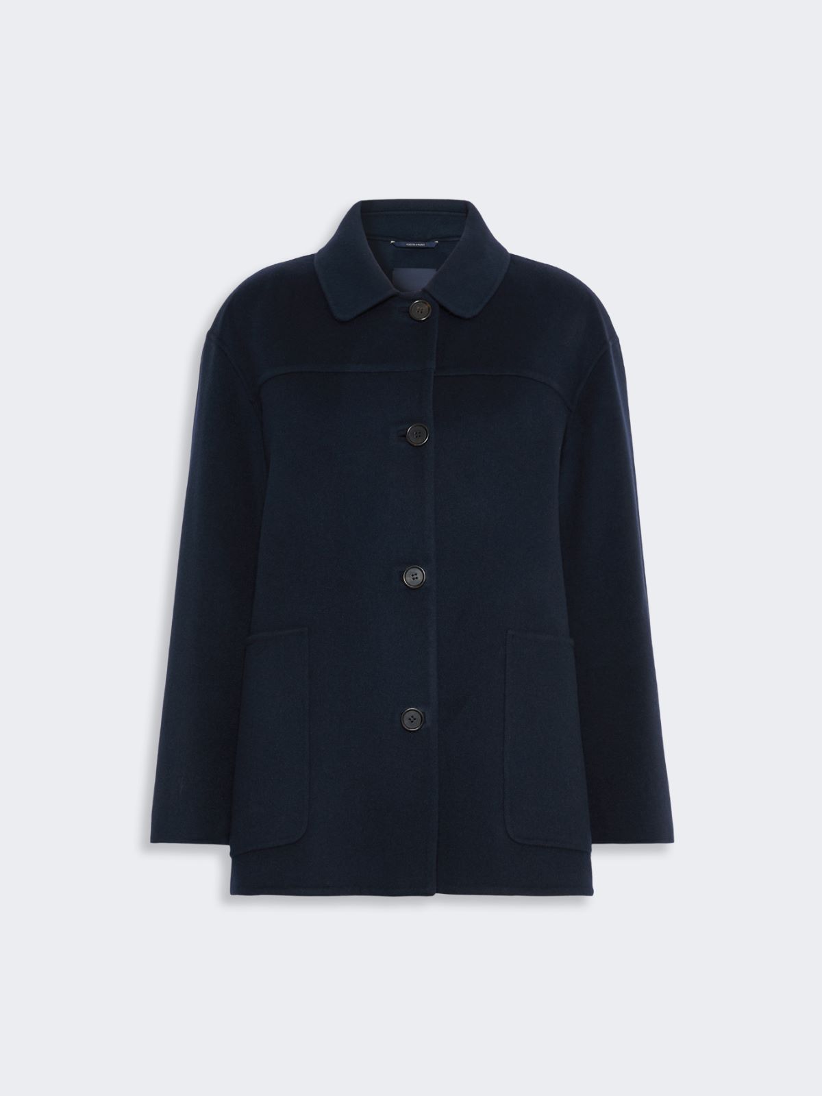 Wool drap short coat - MIDNIGHTBLUE - Max Mara - 4