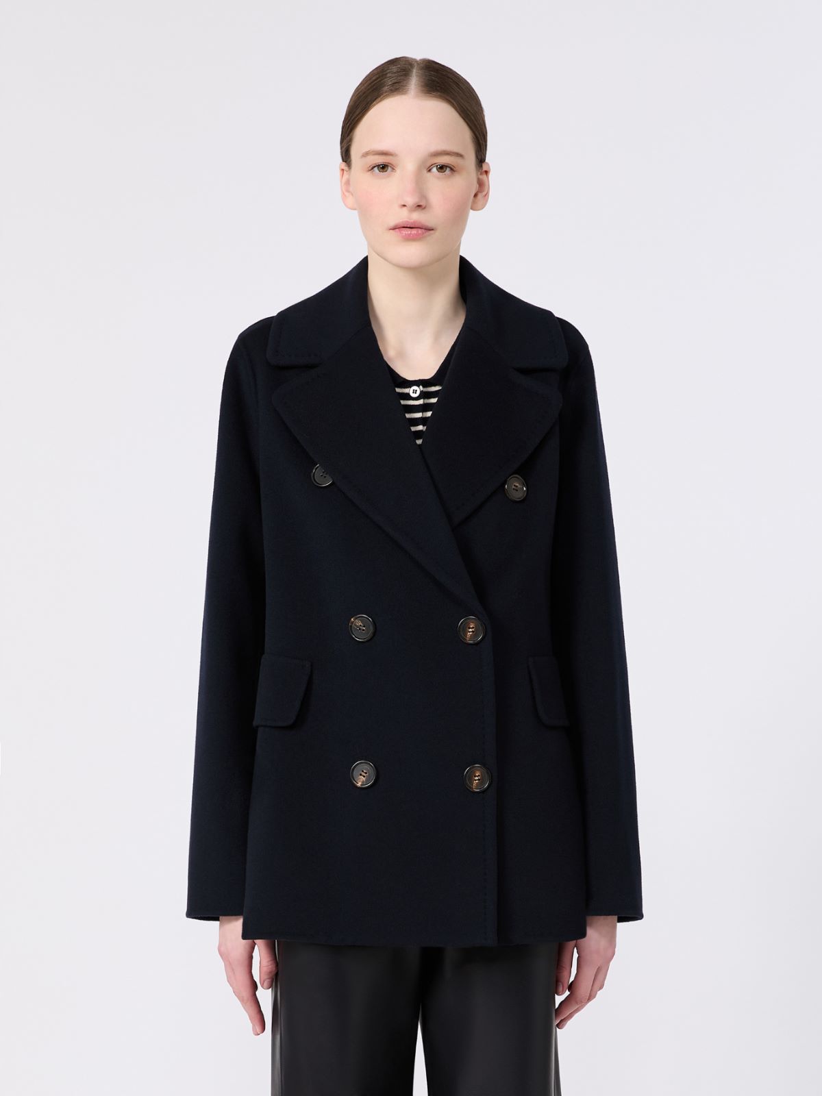 Wool pea coat - MIDNIGHTBLUE - Max Mara - 2