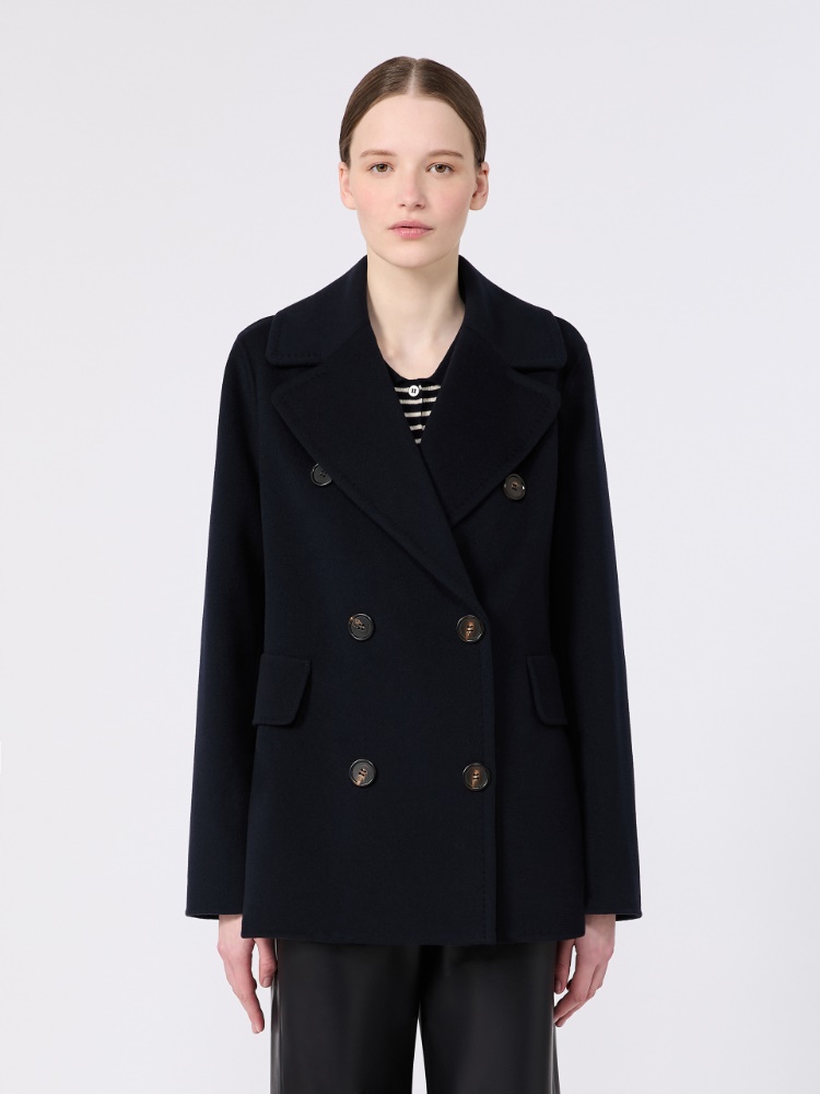 Wool pea coat - MIDNIGHTBLUE - Max Mara - 2