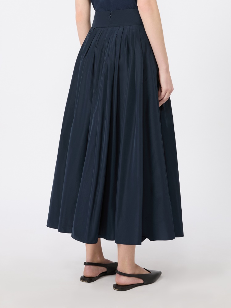 Taffeta pleated skirt - ULTRAMARINE - 3