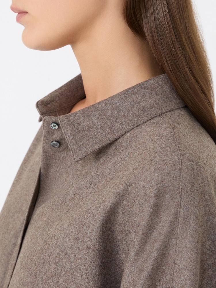 Wool flannel shirt - TURTLEDOVE - Max Mara - 4