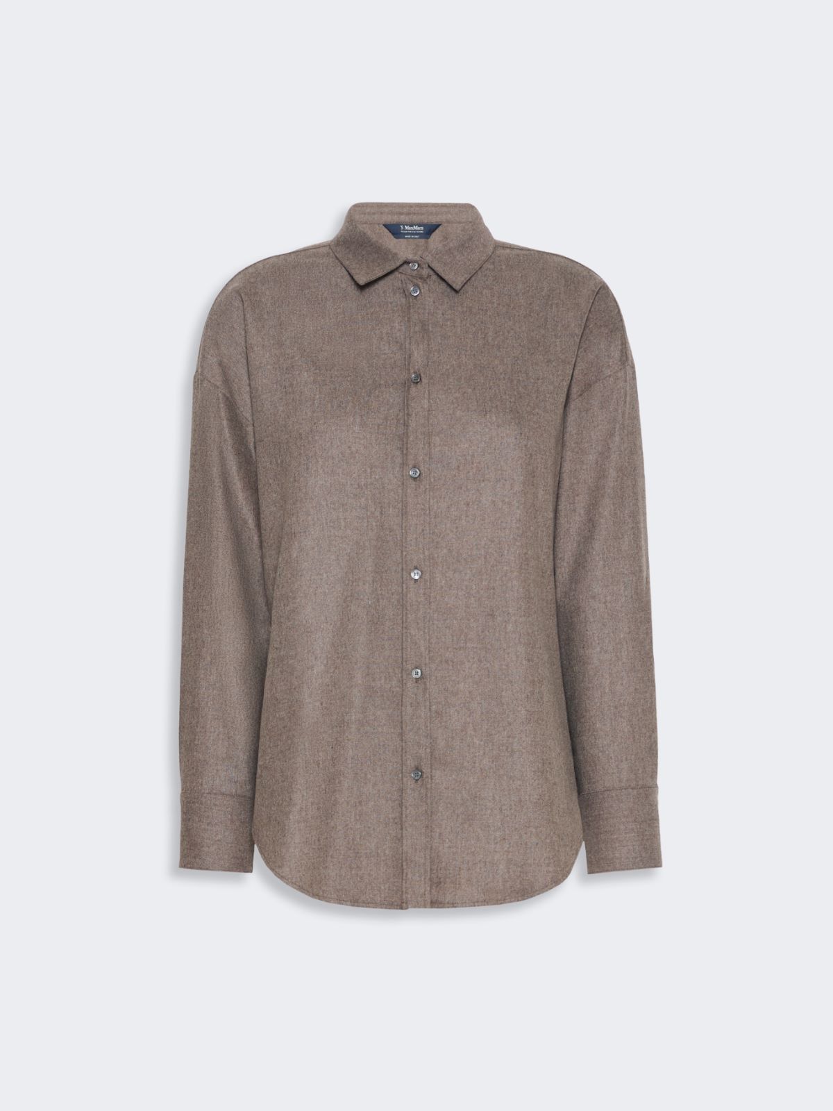 Wool flannel shirt - TURTLEDOVE - Max Mara - 6