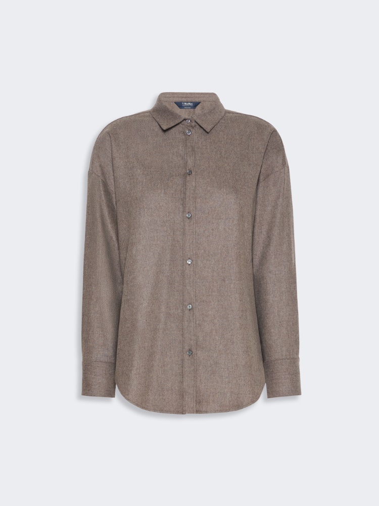Wool flannel shirt - TURTLEDOVE - Max Mara - 6