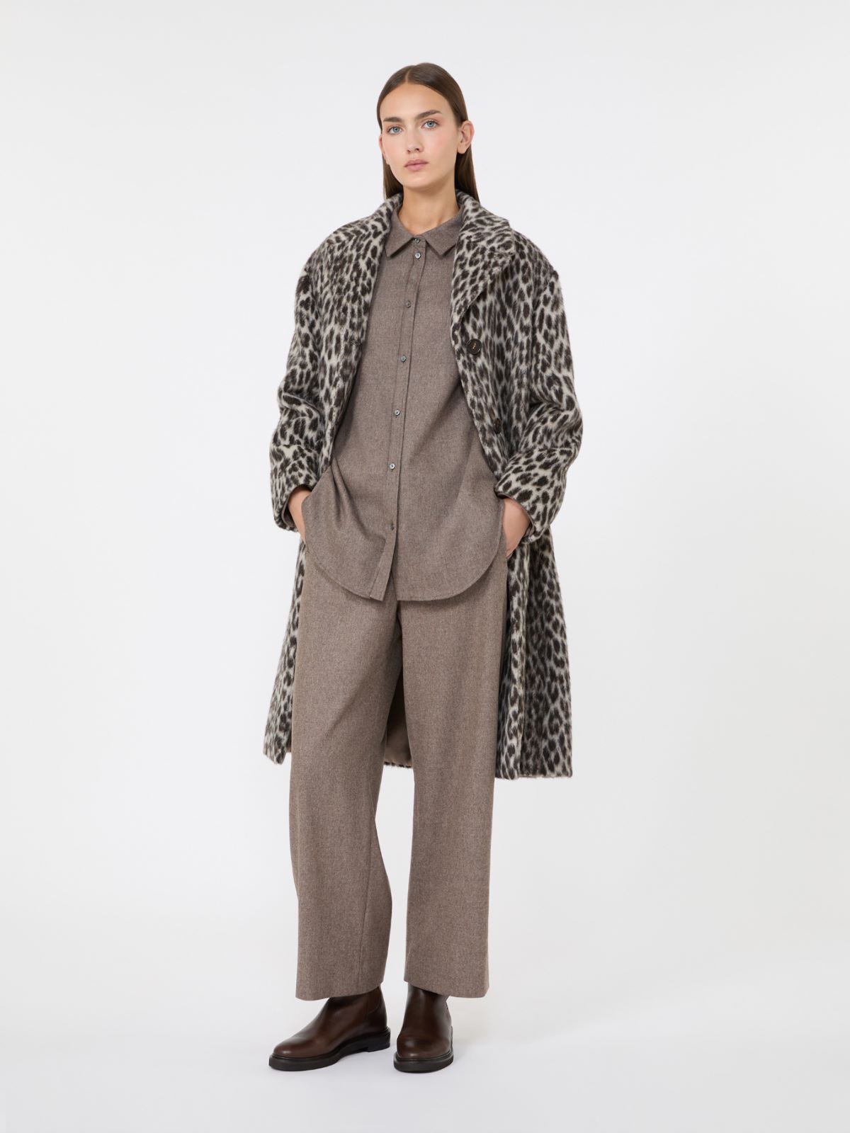 Wool flannel shirt + TURTLEDOVE - Max Mara