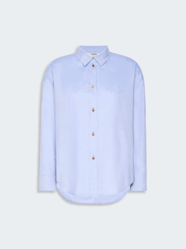 Cotton Oxford shirt - LIGHT BLUE