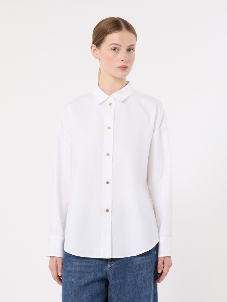 Cotton Oxford shirt - WHITE - 2